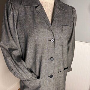 Yves Saint Laurent Rive Gauche Vintage Gaberdine Wool Jacket size 40